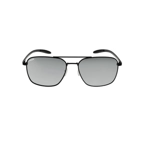 Oxide Mercury Polarised Sunglasses Matt Black - Silver Mirror