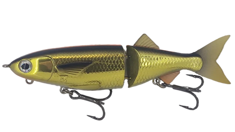 Barambah Mullet Glide 175mm Floating Glidebait Lure Gold Mullet