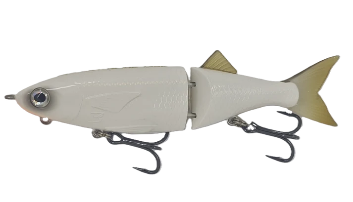 Barambah Mullet Glide 175mm Floating Glidebait Lure White Mullet