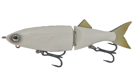 Barambah Mullet Glide 175mm Floating Glidebait Lure White Mullet