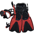 Ocean Pro Esperance Mask Snorkel Fin Set Red