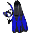 Ocean Pro Gnaraloo Mask Snorkel Fin Set Blue