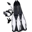 Ocean Pro Gnaraloo Mask Snorkel Fin Set White