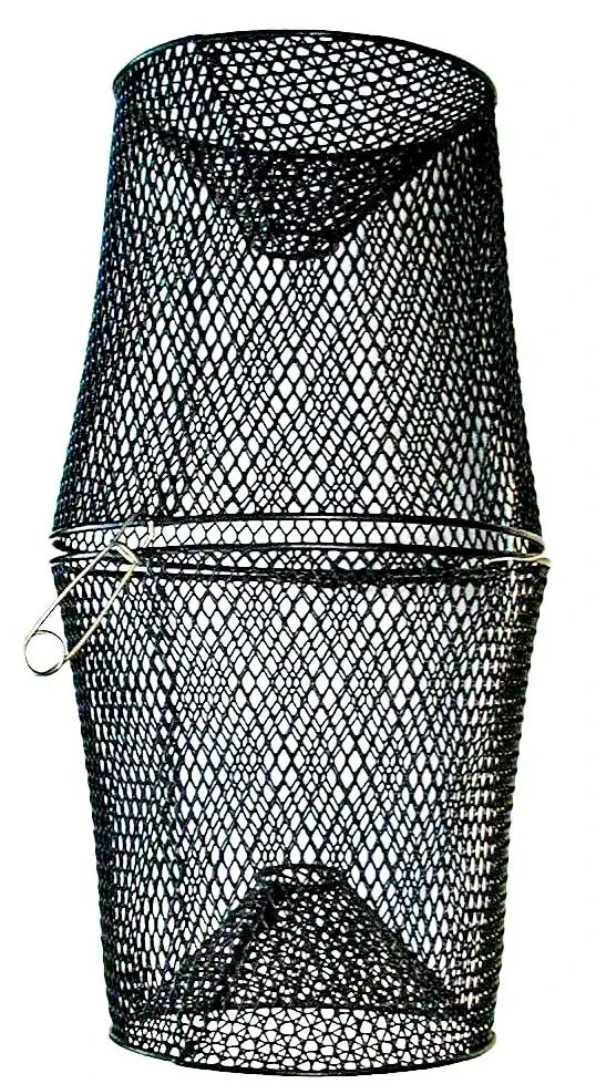 Seahorse Minnow Wire Shrimp Pot 2pce Black