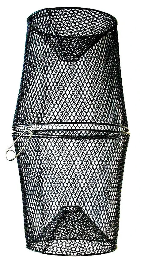 Seahorse Minnow Wire Shrimp Pot 2pce Black