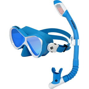 Ocean Pro Woolamai Junior Mask & Snorkel Set Ocean Blue