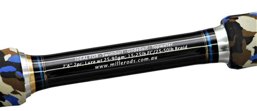 Millerods SwimFreaK POWER 782 Baitcaster Rod