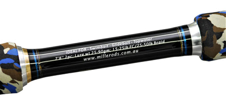 Millerods SwimFreaK POWER 782 Baitcaster Rod