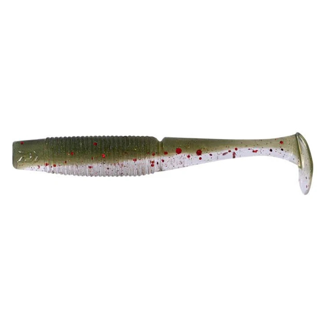 Daiwa Bait Junkie Minnow 3.2in Soft Plastic Lure Red Herring