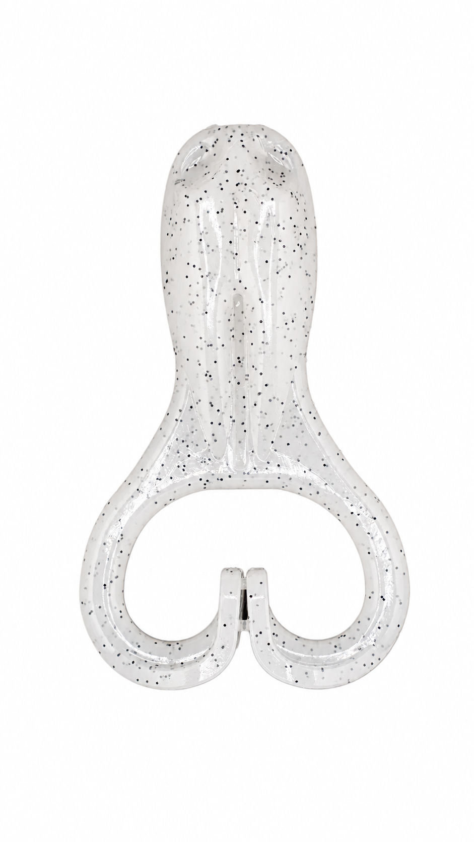 Mintoss Skip Frog 4in Soft Plastic Topwater Lure Salt and Pepper