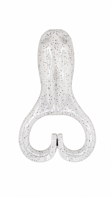 Mintoss Skip Frog 4in Soft Plastic Topwater Lure Salt and Pepper