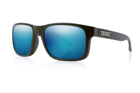 Tonic Mo Polarised Sunglasses Matte Black - Blue Mirror HD