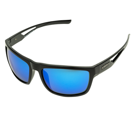 Spotters Morph Polarised Sunglasses Gloss Black - Ice Blue