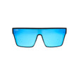 Oxide Nova Polarised Sunglasses Matt Black - Blue Mirror