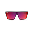 Oxide Nova Polarised Sunglasses Matt Black - Red Mirror