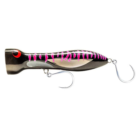 Nomad Chug Norris Popper 120mm Popper Lure Black Pink Mackerel