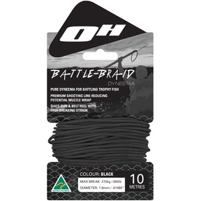 Ocean Hunter Battle-Braid Dyneema 1.9mm 10m Black