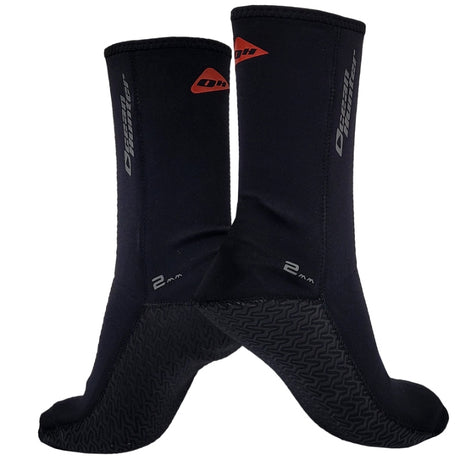Ocean Hunter Plush 2mm Fin Socks Black