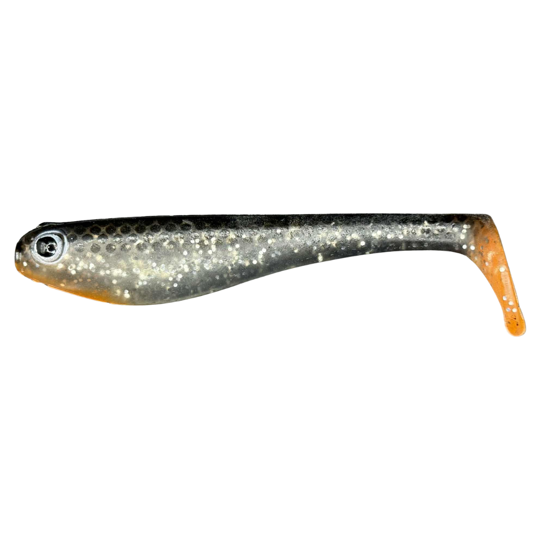 Pristine Lures PT150 150mm Soft Plastic Lure Orange Tip