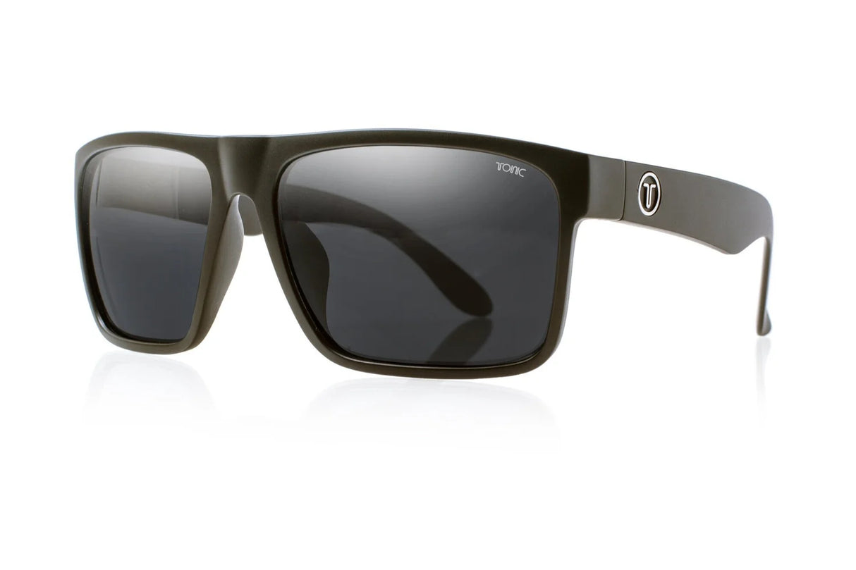 Tonic Outback Polarised Sunglasses Matte Black - Grey Photochromic