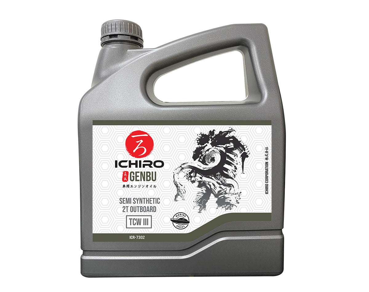 Ichiro Semi Synthetic 2 Stroke Marine Outboard Oil TC-W3 4L