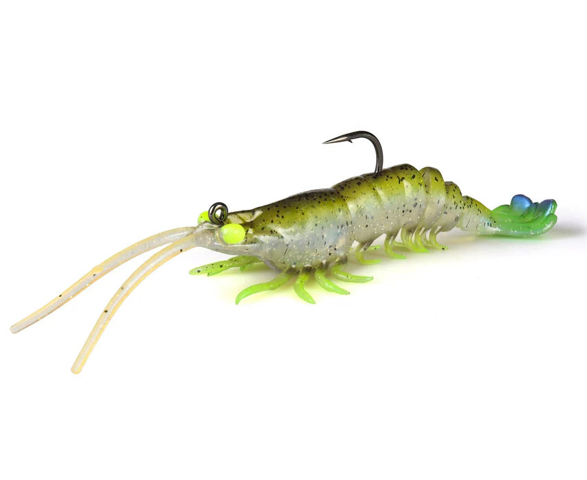Zman PrawnZ Elite 5in Pre-Rigged Soft Plastic Lure Fried Chicken