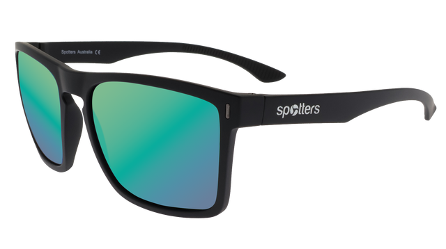 Spotters Phantom Polarised Sunglasses Matt Black - Helix