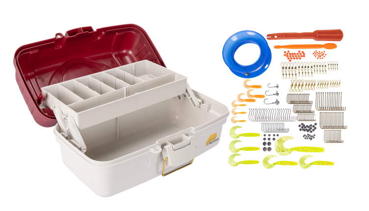 Plano 6101 Aussie Tackle Box Kit 300Pce Red/White