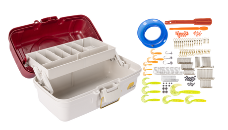 Plano 6101 Aussie Tackle Box Kit 300Pce Red/White