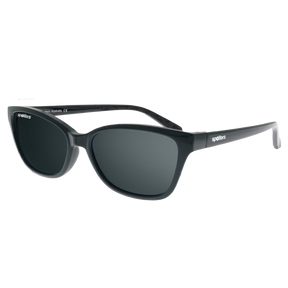 Spotters Premium Kids Possum Polarised Sunglasses Matt Black - Grey