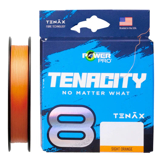 Shimano Power Pro Tenacity Braided Fishing Line 150m Sight Orange