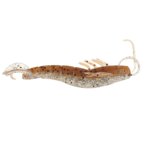 Atomic Plazos Prong 3in Soft Plastic Lure Carolina Pumpkin Holograph