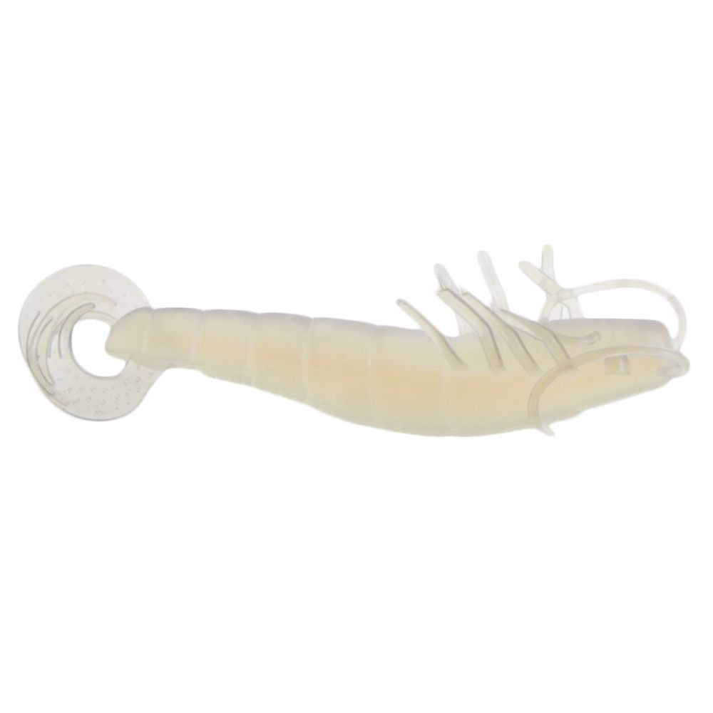 Atomic Plazos Prong 4in Soft Plastic Lure Ghost Pearl
