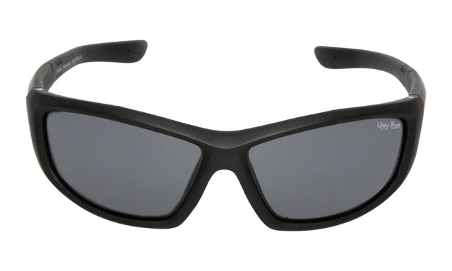 Ugly Fish Unbreakable PU5447 Polarised Sunglasses Matt Black - Smoke