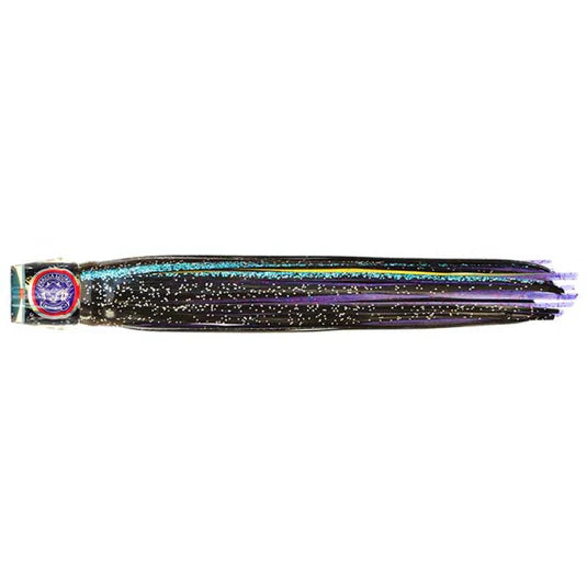 Pakula Paua Micro Cockroach 7.5in Skirted Trolling Lure Black Betty