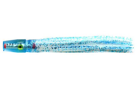 Pakula Hothead Uzi 6.5in Skirted Trolling Lure Blue Crystal Mt