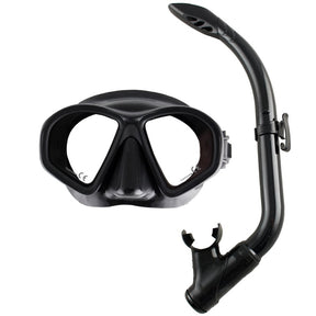 Ocean Hunter Phantom Youth Mask & Snorkel Set Black