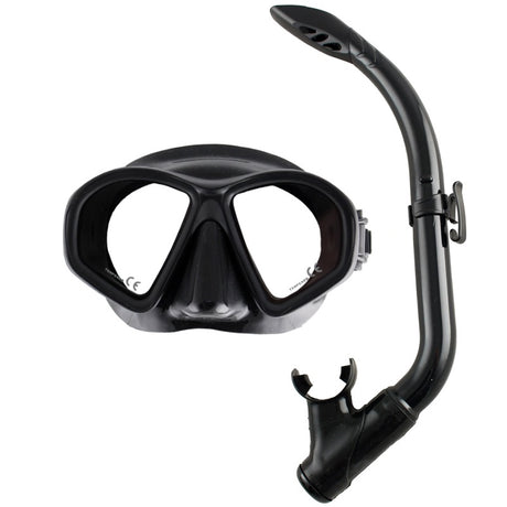 Ocean Hunter Phantom Youth Mask & Snorkel Set Black