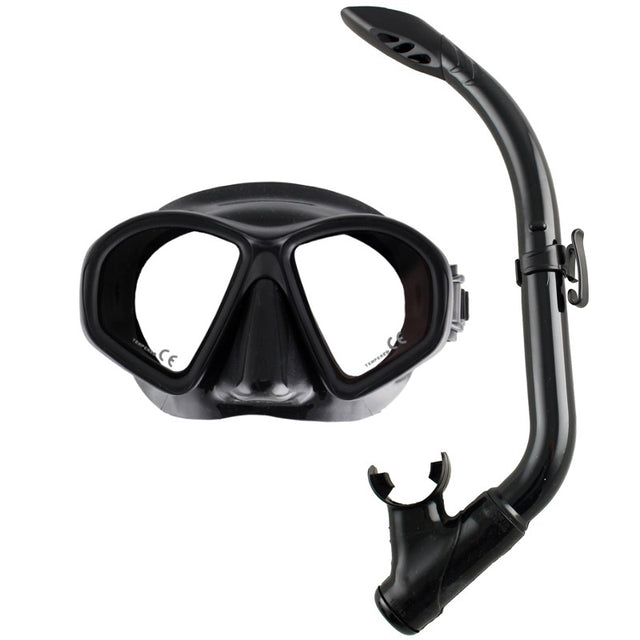 Ocean Hunter Phantom Youth Mask & Snorkel Set Black