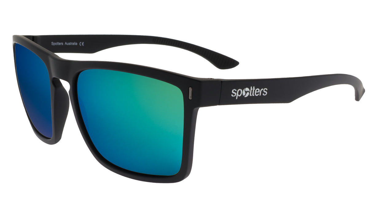 Spotters Phantom Polarised Sunglasses Matt Black - Nexus