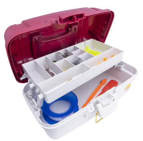 Plano 6101 Aussie Tackle Box Kit 300Pce Red/White
