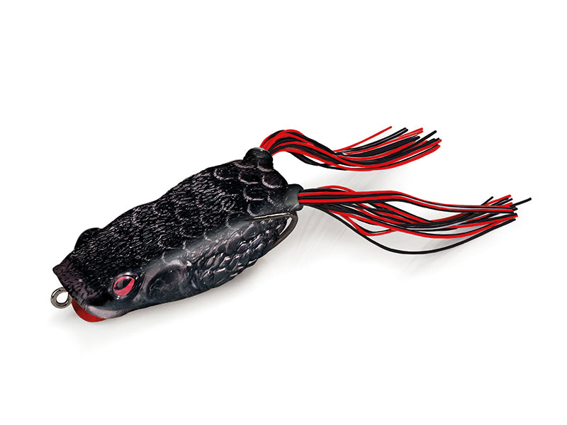 Molix Pop Frog 65mm Soft Plastic Topwater Lure Black Mamba