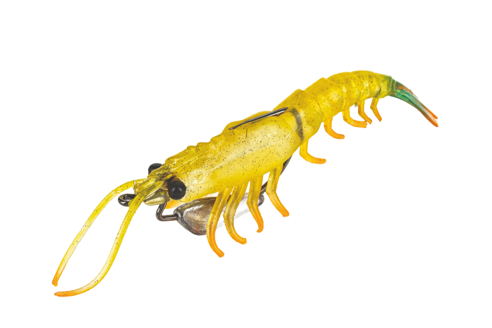 Molix Prawn 4.5in Soft Plastic Lure Banana Prawn