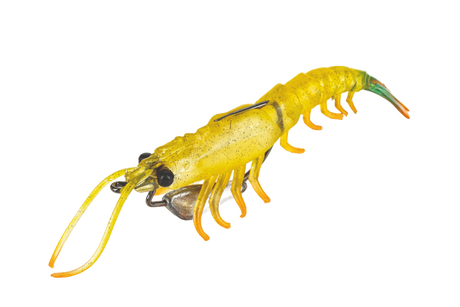 Molix Prawn 4.5in Soft Plastic Lure Banana Prawn