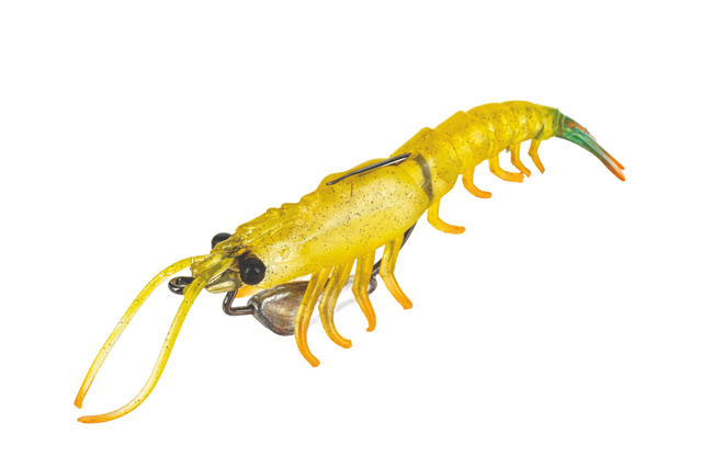 Molix Prawn 4.5in Soft Plastic Lure Banana Prawn