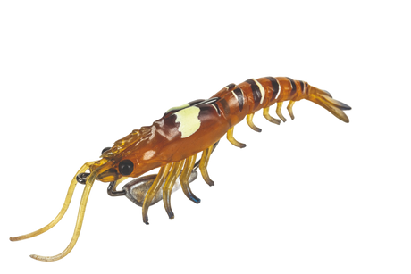 Molix Prawn 4.5in Soft Plastic Lure Aussie Tiger Prawn