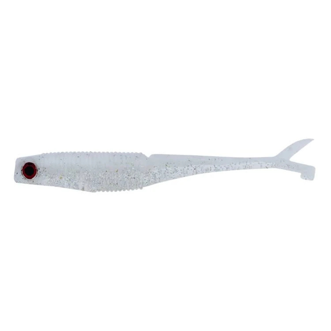 Daiwa Bait Junkie Flick 2.95in Soft Plastic Lure Whitebait