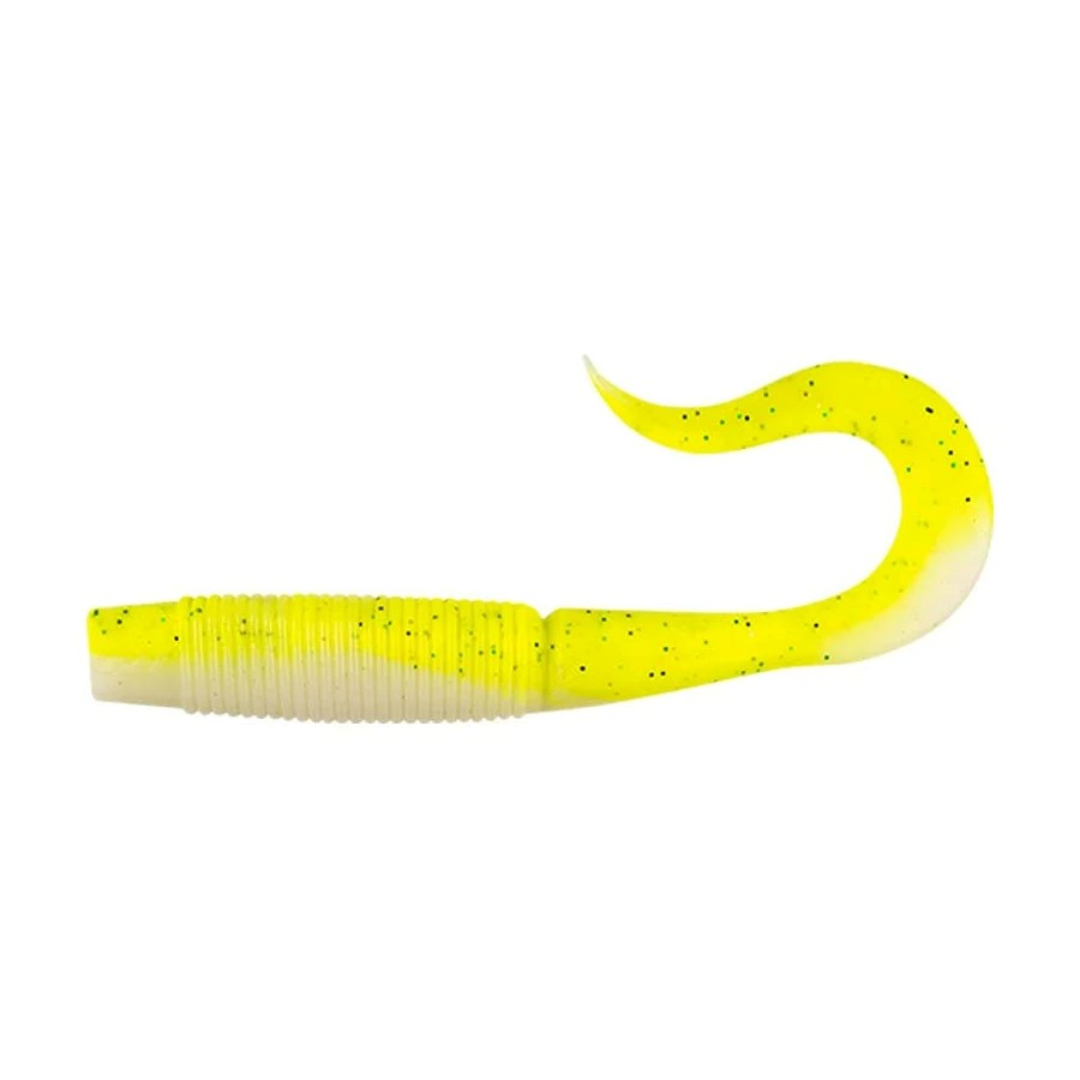 Daiwa Bait Junkie Wave Minnow 5.5in Soft Plastic Lure Pine Lime Glow