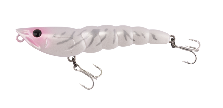 Berkley Pro-Tech Prawn Walker 75mm Floating Stickbait Lure Pearl White