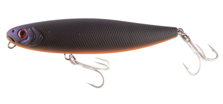Berkley Pro-Tech Slurp 120mm Floating Stickbait Lure Midnight Tiger